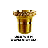 Universal Party Brass Cone Piece BONZA / GLASS - Sydney Vape Supply