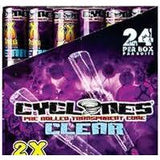 Cyclones Clear Flavoured Pre-Rolled Cones 1 1/4 - The Purple Unknown (2 Pack) - Sydney Vape Supply