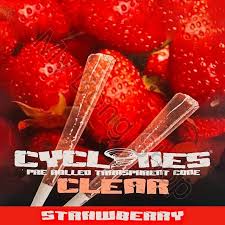 Cyclones Clear Pre Rolled Cone Strawberry - Sydney Vape Supply