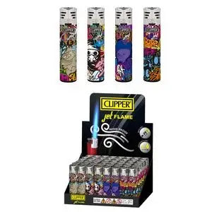 Clipper Jet Lighter Free Expressions Large - Sydney Vape Supply